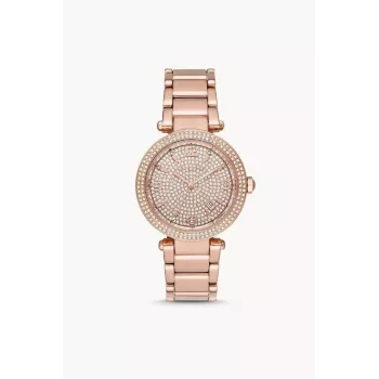 Michael Kors MK6511 Women's Rose Gold-Tone Stainless Steel Watch 38mm