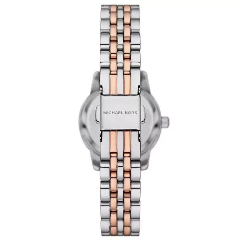Michael Kors Pyper Women's Quartz Watch - 26mm Stainless Steel Case, Silver Dial, Silver-Tone Bracelet (MK4817)