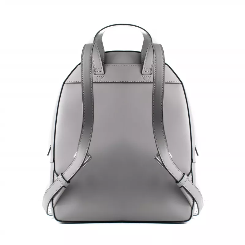 Michael Kors Rhea Women's Backpack 28x23x10 cm Pearl Grey Saffiano Leather