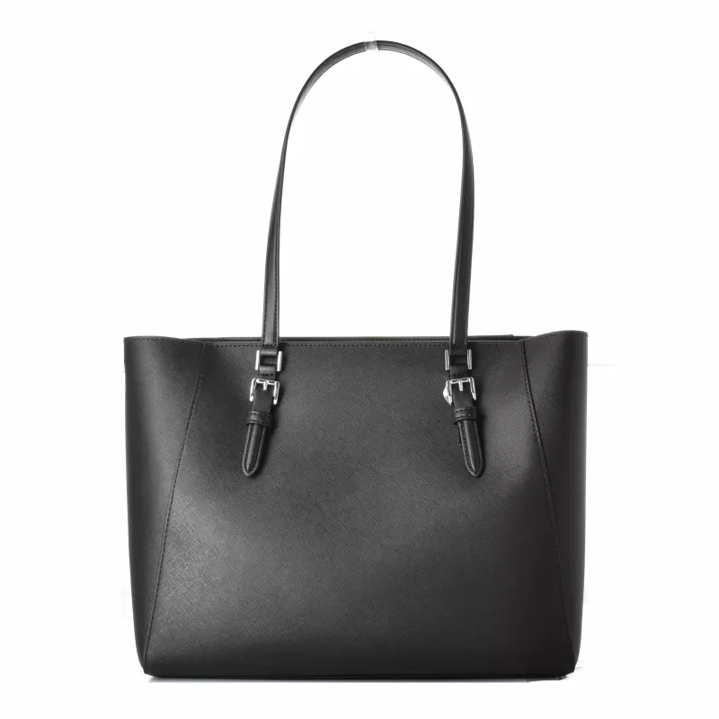 Michael Kors Sullivan Women's Tote Bag - Saffiano Leather, Black, 34x27x11 cm