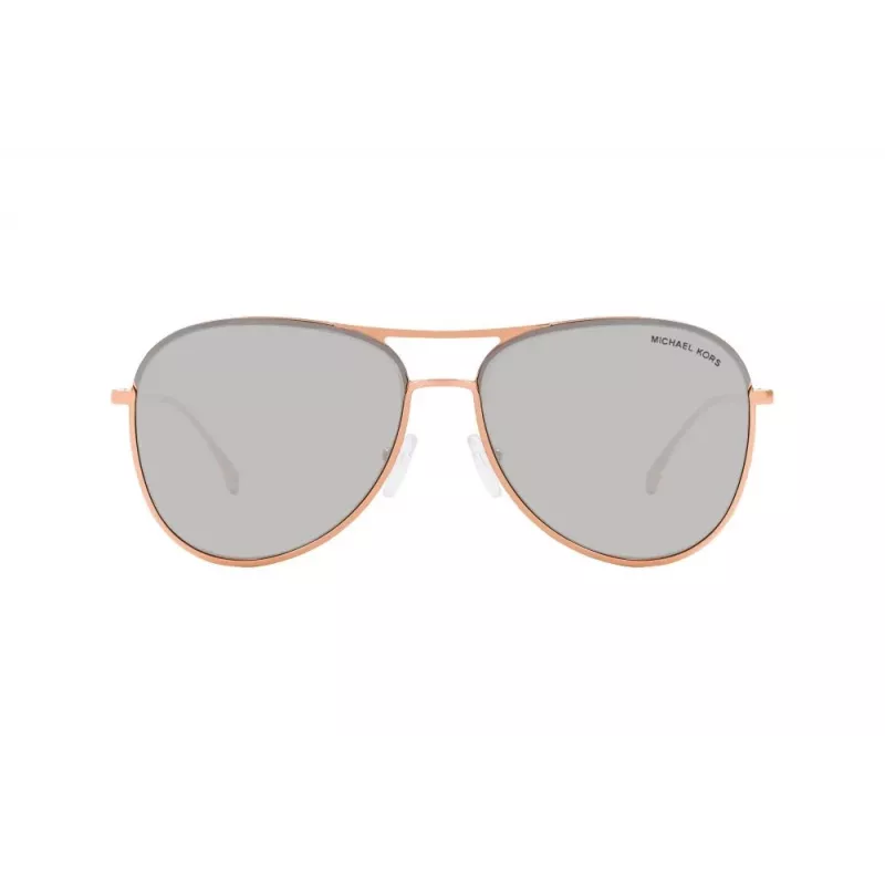 Michael Kors Unisex Sunglasses MK1089 Transparent Grey Acetate Frame Grey Gradient Lens 59mm