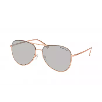 Michael Kors Unisex Sunglasses MK1089 Transparent Grey Acetate Frame Grey Gradient Lens 59mm