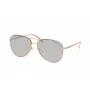 Michael Kors Unisex Sunglasses MK1089 Transparent Grey Acetate Frame Grey Gradient Lens 59mm