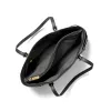 Michael Kors Voyager Women's Black Crossgrain Leather Tote Bag 31x28x15 cm