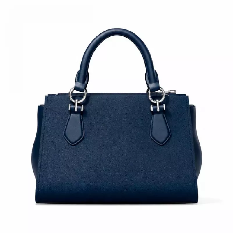 Michael Kors Women's Amelia Satchel Navy 35R6S6AM1LNAV (23x16x11cm)