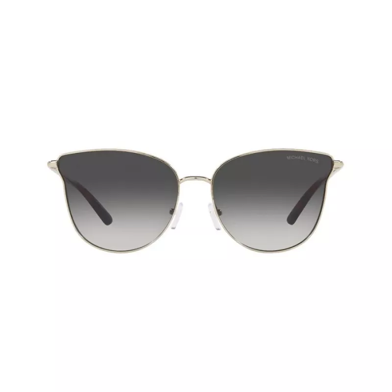 Michael Kors Women's Aviator Sunglasses MK1120-10148G Silver Frame Grey Gradient Lens 62mm