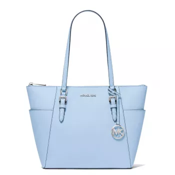 Michael Kors Women's Cece Saffiano Leather Shoulder Bag Pale Gold 25x28x11 cm