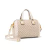 Michael Kors Women's Jet Set Charm Crossbody Bag 35S6GGYC1YLTC Brown/Acorn Signature Coated Canvas