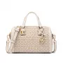 Michael Kors Women's Jet Set Charm Crossbody Bag 35S6GGYC1YLTC Brown/Acorn Signature Coated Canvas
