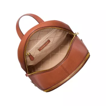 Michael Kors Women's Grab Mini Backpack 35S5GRAB2LLUG Saffiano Leather Gold-Tone Hardware