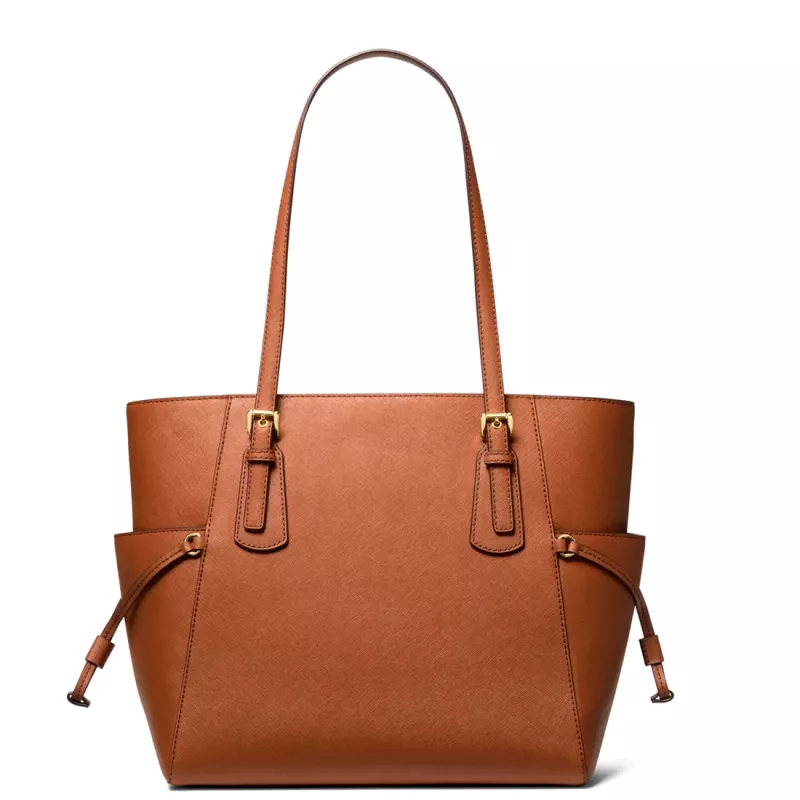 Michael Kors Women's Greenwich Saffiano Leather Shoulder Bag Luggage 31x28x15cm