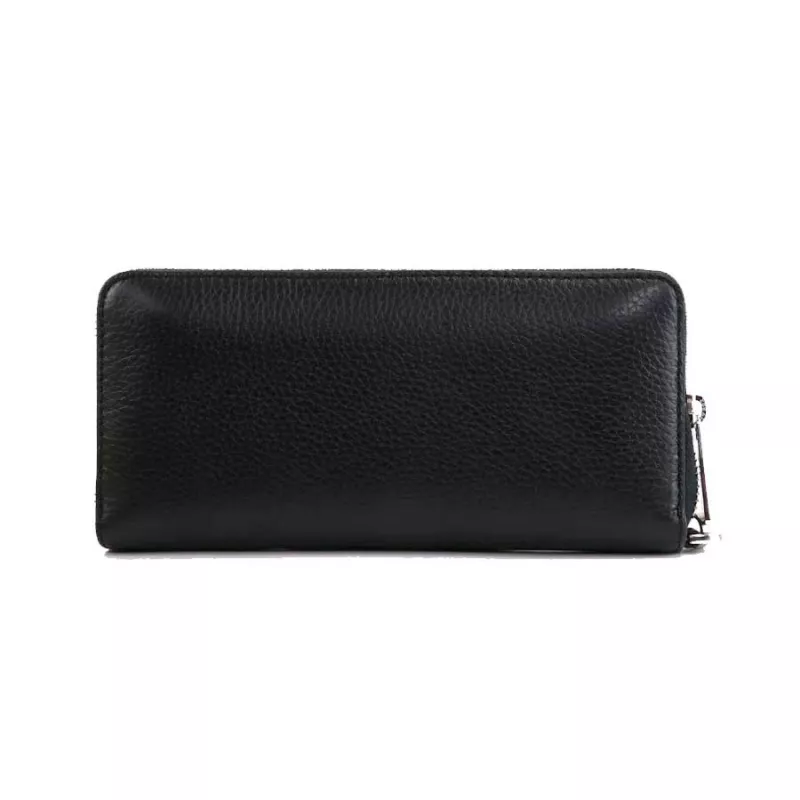 Michael Kors Women's Jet Set Travel Continental Wallet Saffiano Leather Black 35F7STVE7LBLK