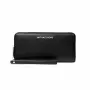 Michael Kors Women's Jet Set Travel Continental Wallet Saffiano Leather Black 35F7STVE7LBLK