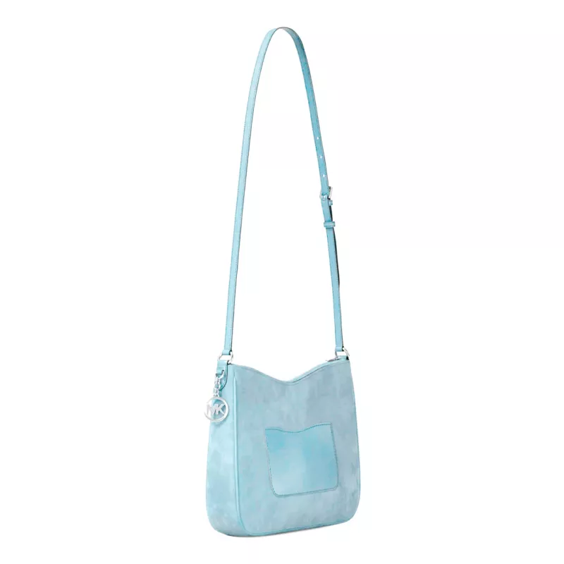 Michael Kors Women's Jet Set Travel Crossbody Bag 35S6S5ZM2SPAL Signature Coated Canvas, 30x26x8cm