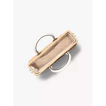 Michael Kors Women's Jet Set Travel Crossbody Bag 35T4G7ZC5WOPT - Signature Canvas, Gold-Tone Hardware