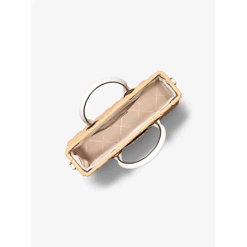Michael Kors Women's Jet Set Travel Crossbody Bag 35T4G7ZC5WOPT - Signature Canvas, Gold-Tone Hardware