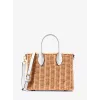 Michael Kors Women's Jet Set Travel Crossbody Bag 35T4G7ZC5WOPT - Signature Canvas, Gold-Tone Hardware