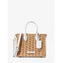 Michael Kors Women's Jet Set Travel Crossbody Bag 35T4G7ZC5WOPT - Signature Canvas, Gold-Tone Hardware