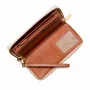 Michael Kors Women's Jet Set Travel Trifold Wallet in Signature Coated Canvas, Gold-Tone Hardware - 35F8GTVT3BVNL