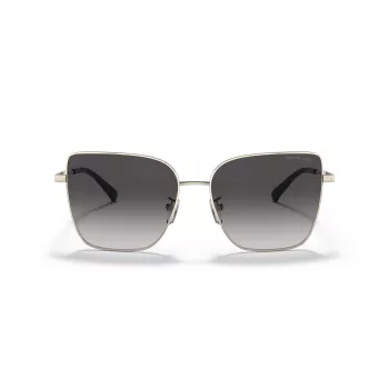 Michael Kors Women's MK1108 Aviator Sunglasses Light Gold Grey Gradient 57mm