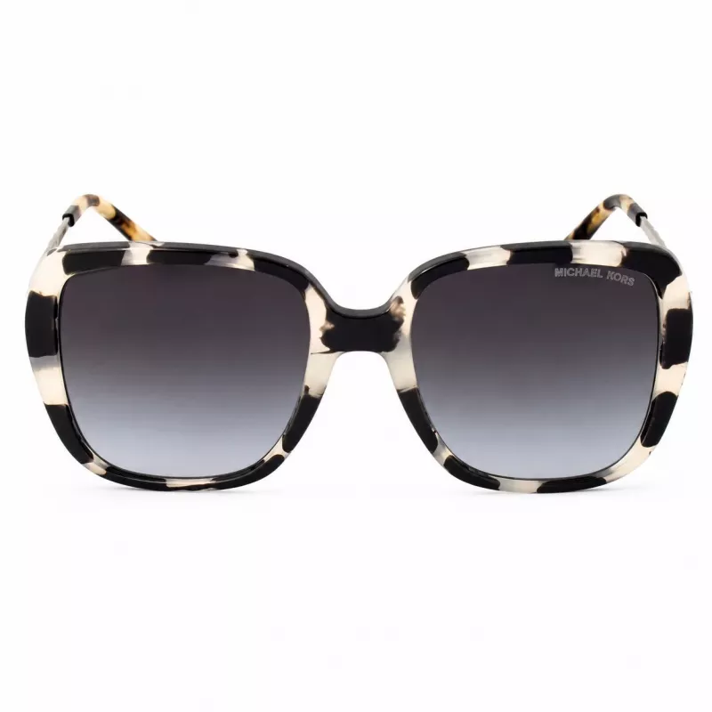 Michael Kors Women's MK2206SNOWLEO Sunglasses Snow Leopard Acetate Grey Gradient 55mm