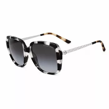 Michael Kors Women's MK2206SNOWLEO Sunglasses Snow Leopard Acetate Grey Gradient 55mm