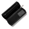 MICHAEL KORS Women's Saffiano Leather Zip-Around Wallet & Phone Case, Black (Jet Set Travel) - 35S6STVE9LBLA