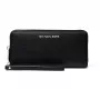MICHAEL KORS Women's Saffiano Leather Zip-Around Wallet & Phone Case, Black (Jet Set Travel) - 35S6STVE9LBLA