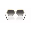 Michael Kors Women's Sunglasses MK1141-10148G Rose Gold Butterfly Frame Grey Gradient Lens 57mm