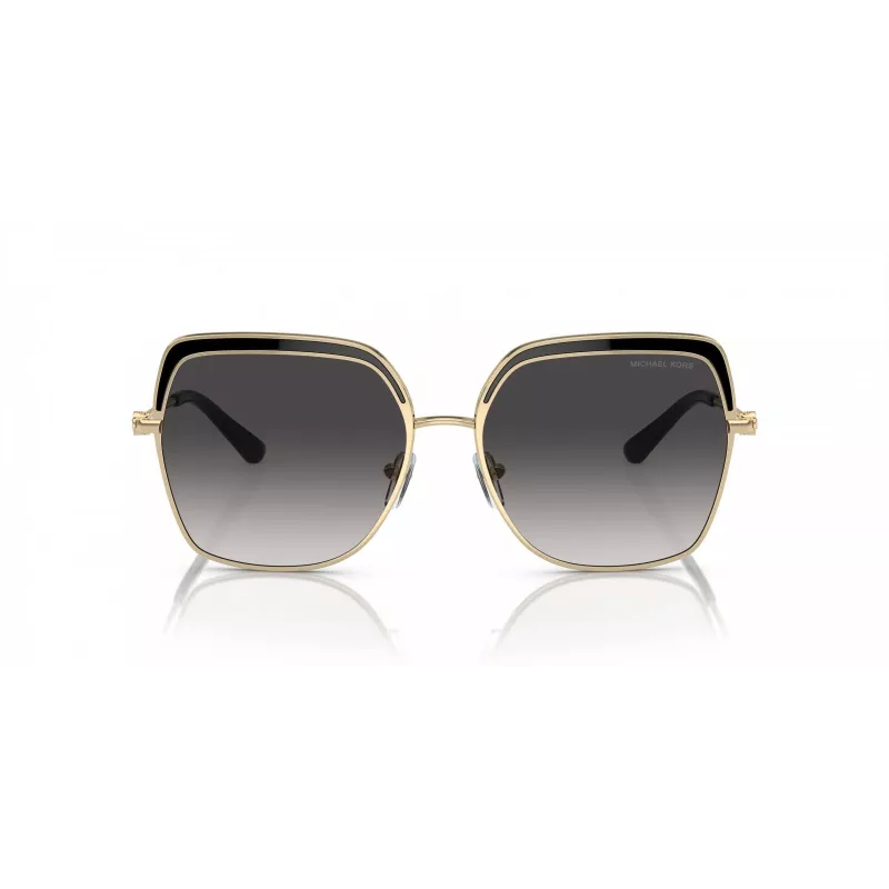 Michael Kors Women's Sunglasses MK1141-10148G Rose Gold Butterfly Frame Grey Gradient Lens 57mm