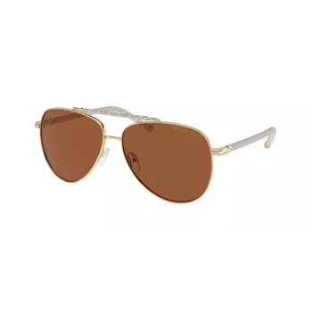 Michael Kors Women's Sunglasses MK1146-101473 Dark Tortoise Acetate Frame Brown Gradient Lens 53/13/140 mm