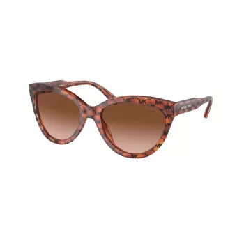 Michael Kors Women's Sunglasses MK2158-34453B Dark Tortoise Brown Gradient 55mm