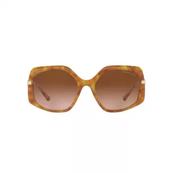Michael Kors Women's Sunglasses MK217739153B5 Dark Tortoise Frame Brown Gradient Lens 56mm