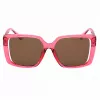 Michael Kors Women's Sunglasses MK2238UDRAGON Rectangular Acetate Frame 55mm