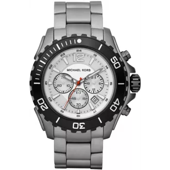 Michael Kurz Men's Watch MK8230 47mm Stainless Steel Black Dial Chronograph