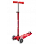 Micro Maxi Deluxe LED 3-Wheel Kick Scooter Navy Blue