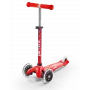 Micro Mini Deluxe LED - Luminous Wheels - ECO Mint 3-Wheel Kick Scooter