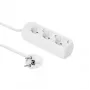 MICROCONNECT 3-Way Schuko Socket 1.5m White