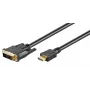 MicroConnect DVI-D Male to HDMI Male Adapter Cable 0.5m Black