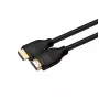 MicroConnect HDMI High Speed Cable with Ethernet, 1m CCS, Black