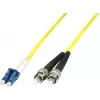 MicroConnect LC/PC to ST/PC 10m 9/125 Single-Mode Duplex Fiber Patch Cable