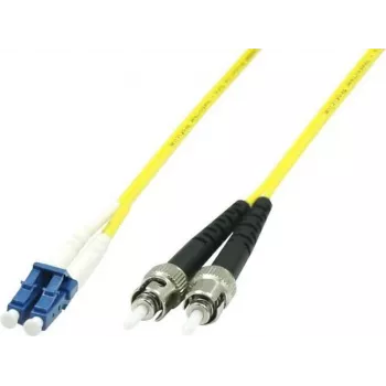 MicroConnect LC/PC to ST/PC 10m 9/125 Single-Mode Duplex Fiber Patch Cable