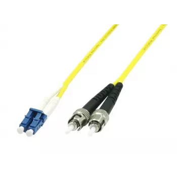 MicroConnect LC/PC to ST/PC 10m 9/125 Single-Mode Duplex Fiber Patch Cable