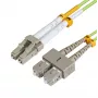 MICROCONNECT LC/UPC-SC/UPC 10m OM5 Fibre Patch Cable