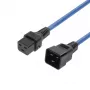 MicroConnect MC-C19C20LOCK-1M-B Locking IEC Power Cord C20 to C19 1m Black