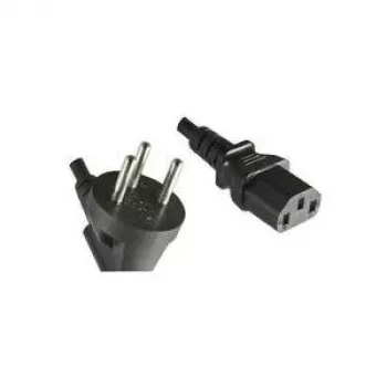 MicroConnect PE010418ISRAEL Power Cable Type H to C13 1.8m Black