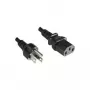 Microconnect PE010418JAPAN Power Cable NEMA 5-15P to IEC C13 1.8 m Black