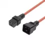 MicroConnect Powercord C19 IEC Lock - C20 (MC-C19C20LOCK-1M-R)