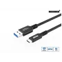 MICROCONNECT Premium USB-C to USB-A Cable 1m Black