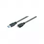 MicroConnect USB 3.0 Cable - 5m, USB-A Male to Micro-USB B Male, Black USB3.0AB5MICRO